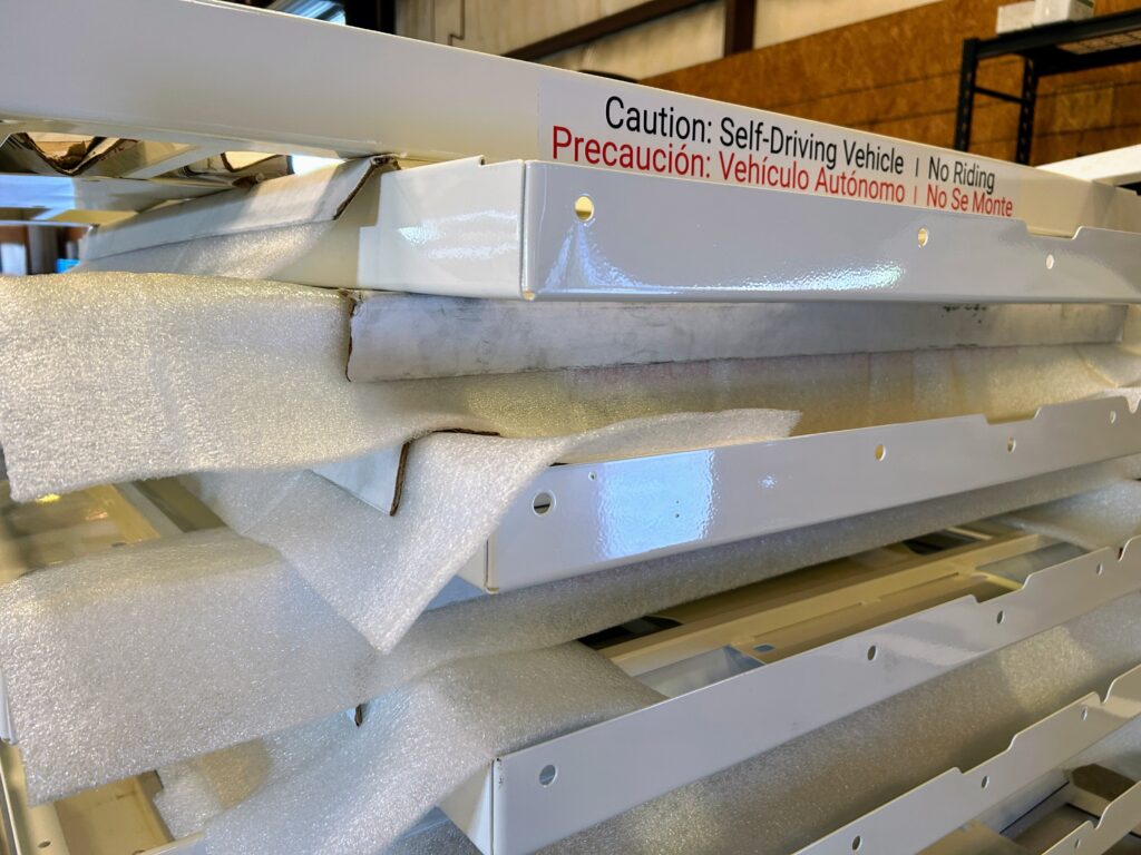 Manufactured assembly tray